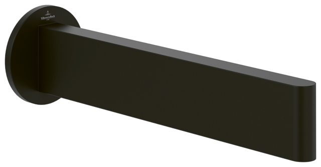 Villeroy Boch Badewannenauslauf Dawn 60x220x60mm Rund Matt Black TVT106505151K5 Villeroy Boch Badewannenauslauf Dawn 60x220x60mm Rund Matt Black TVT106505151K5