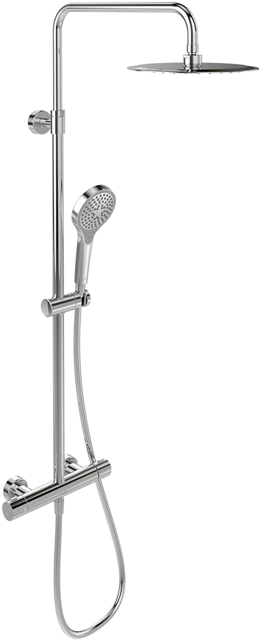 Villeroy Boch Duschsystem mit drei Funktionen Verve Showers 287x472x1093mm Rund Brushed Gold TVS10900500076 Villeroy Boch Duschsystem mit drei Funktionen Verve Showers 287x472x1093mm Rund Brushed Gold TVS10900500076