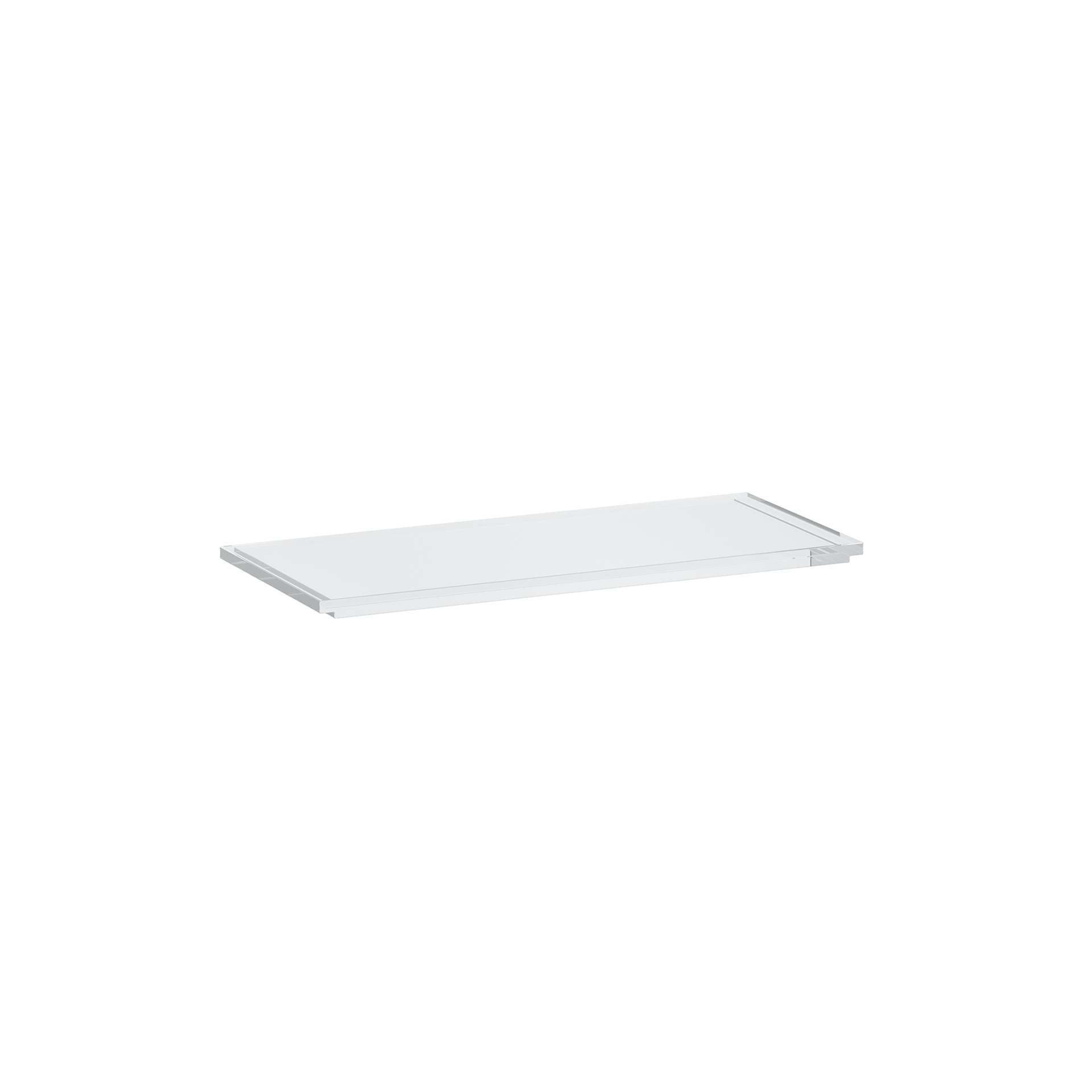 Laufen Ablage K-LAUFEN f.Waschtisch 460x200x15 kristallklar H3853310840001