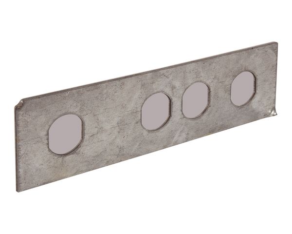 Flamco Zink-Blech, LA 45/150mm, SW 24 4-Loch 218x60xD 26,5 Verdrehschutz M1393050 Flamco Zink-Blech, LA 45/150mm, SW 24 4-Loch 218x60xD 26,5 Verdrehschutz M1393050