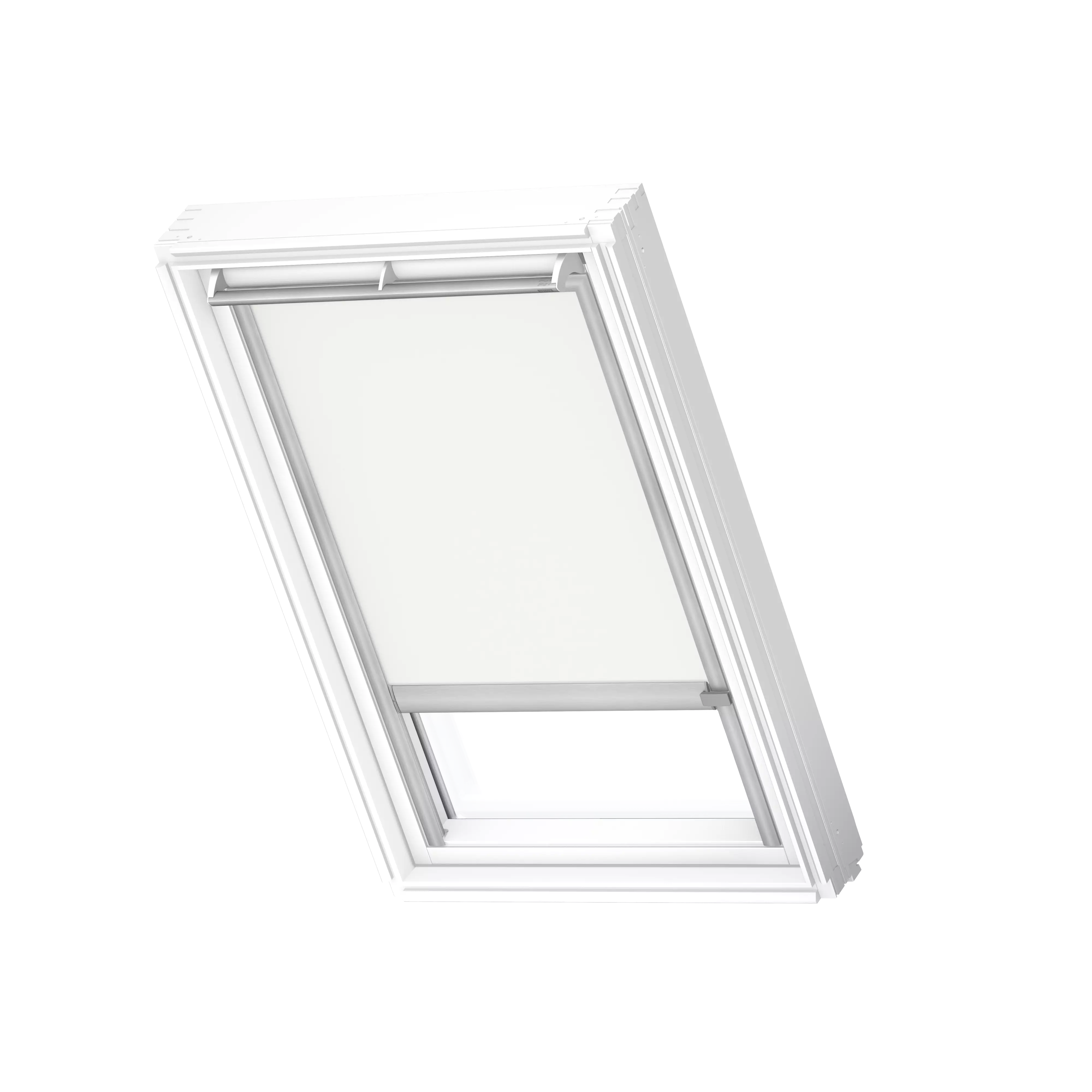 VELUX Verdunkelungs-Rollo solar Weiss, alu Schiene, Standard DSL F06 1025K