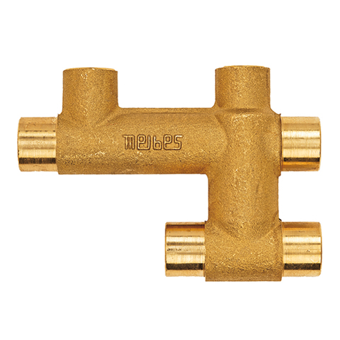 Flamco Meipass Doppelkreuzstueck RA 5 HZ HK 15mm-AA 50mm/RL 18mm-AA 35mm F34163 Flamco Meipass Doppelkreuzstueck RA 5 HZ HK 15mm-AA 50mm/RL 18mm-AA 35mm F34163