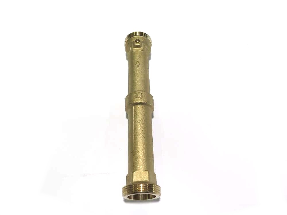 WINDHAGER RueCKL.ROHR 2X1 1/2,262 Ruecklaufrohr 2x1 1/2-AG, DN25, L=262 mm 012088