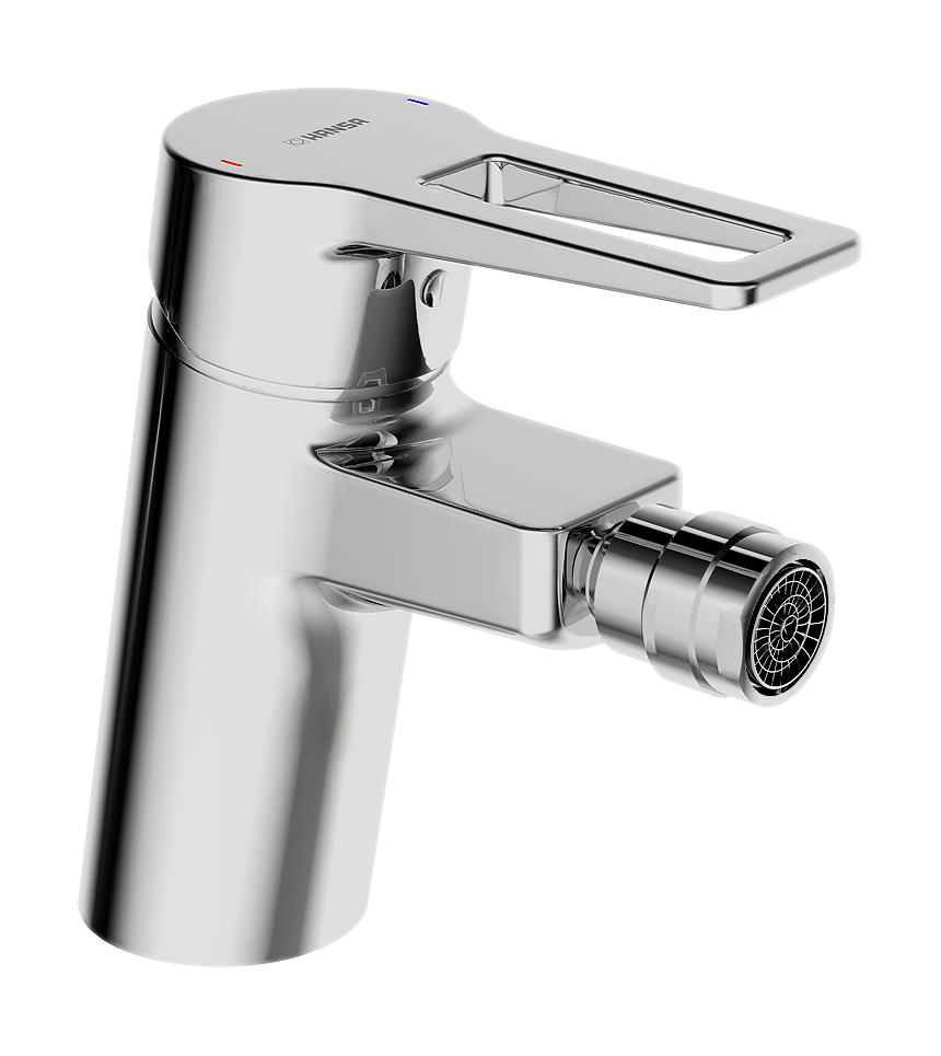 Hansa EHM Bidet-Batt HANSATWIST 0906 Buegelh Zugst.Ablgarn. Ausld. 112mm DN15 chr 09063285