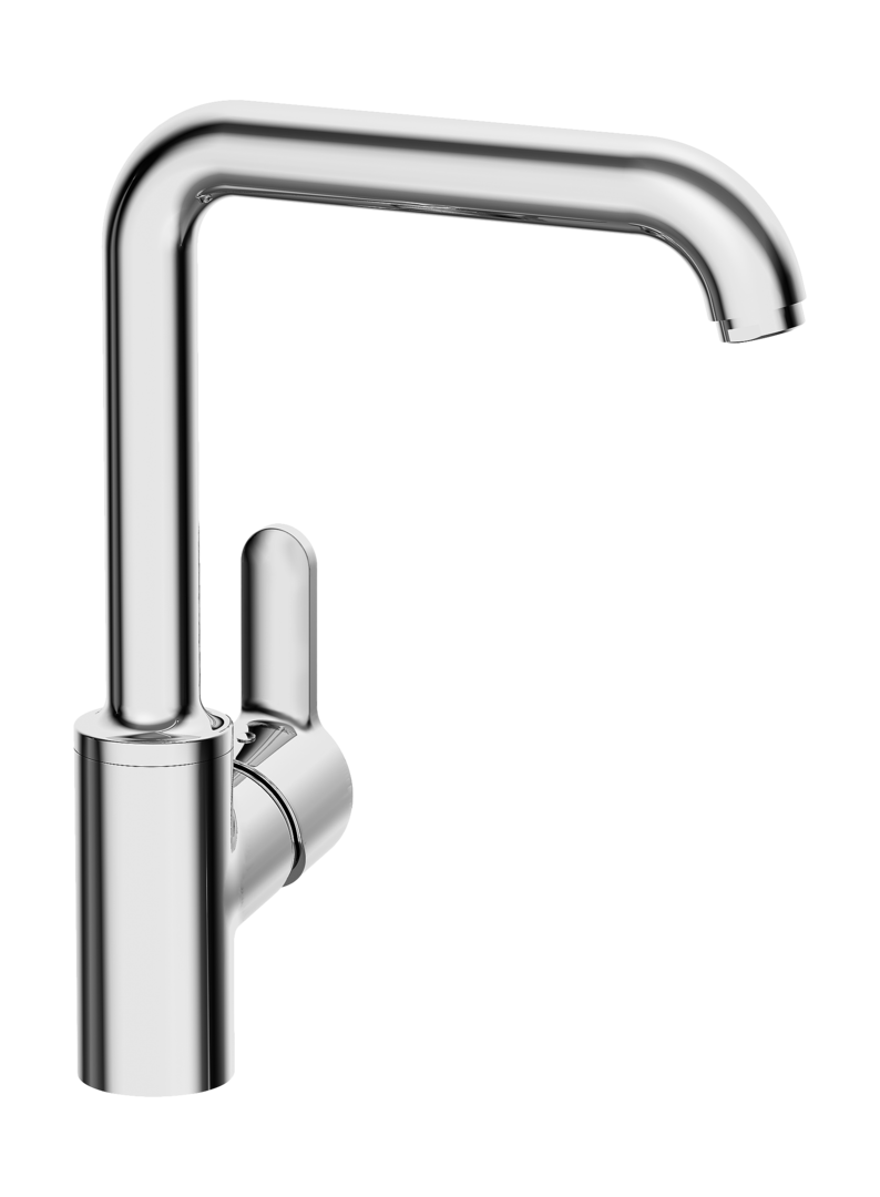 Hansa EHM Kuechenarm., ND HANSAPRIMO 4922 CU-Rohr Ausld. 192 mm DN15 chr 49221103