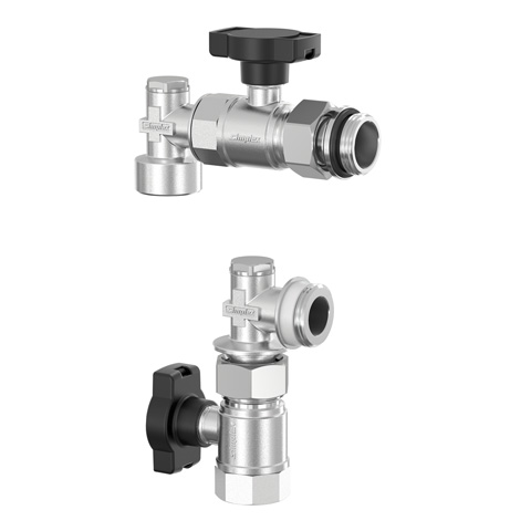 Flamco Verteileranschluss-Set senkrecht DN20 G1i x G1a MS vern. F14023
