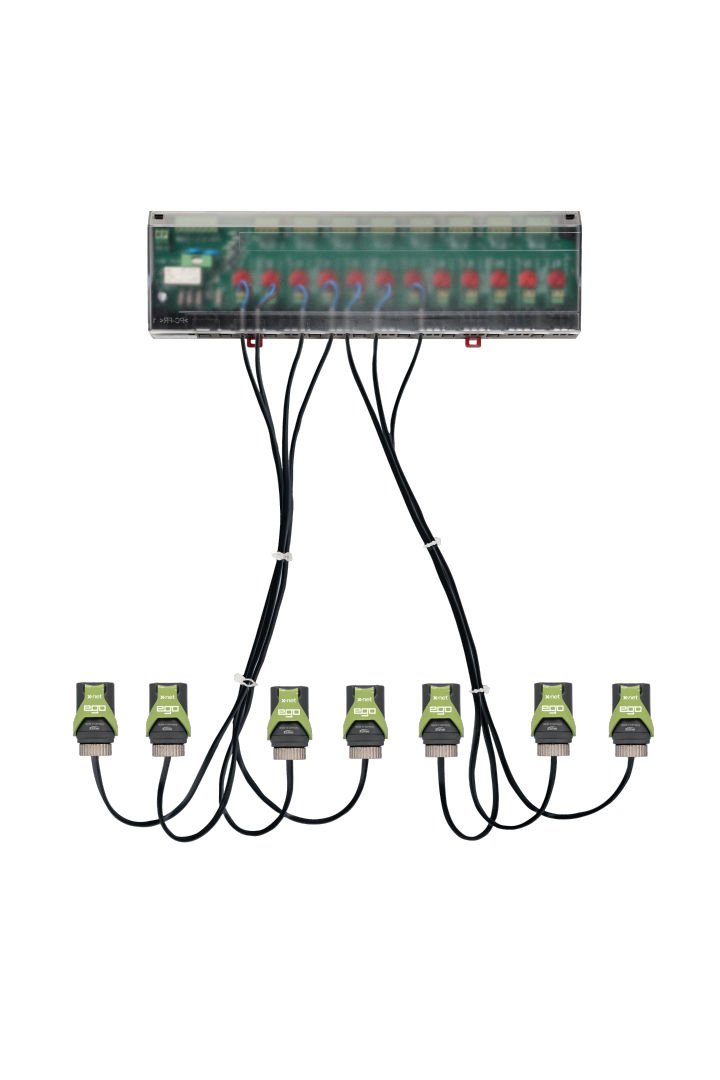 Kermi x-net ready line EGO 12 fertig verdrahtet, fuer zwoelf Heizkreise SFEKLVKE012230