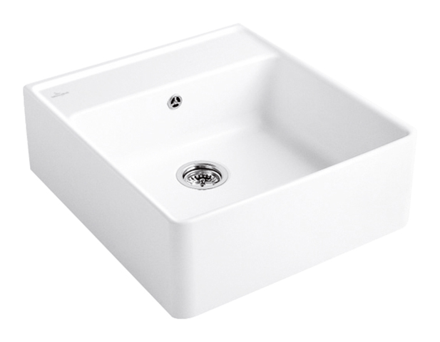 Villeroy Boch Spuelstein 632062 595x630mm re-eckig Weiss Alpin cplus 632062R1 Villeroy Boch Spuelstein 632062 595x630mm re-eckig Weiss Alpin cplus 632062R1