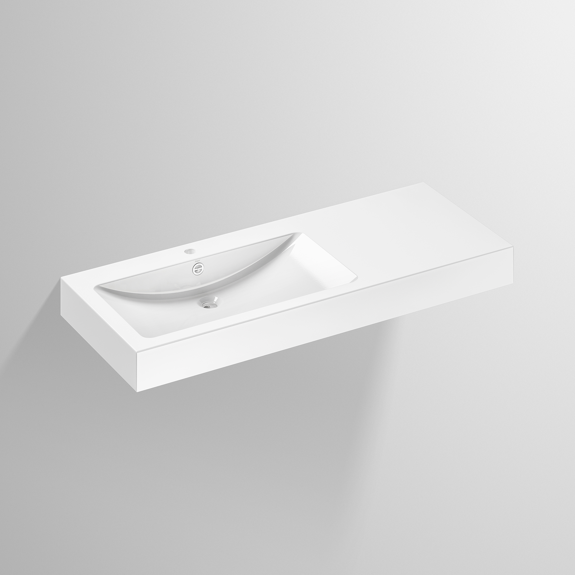 Alape Waschtisch GR1250H.L 4288200 Weiss 4288200000