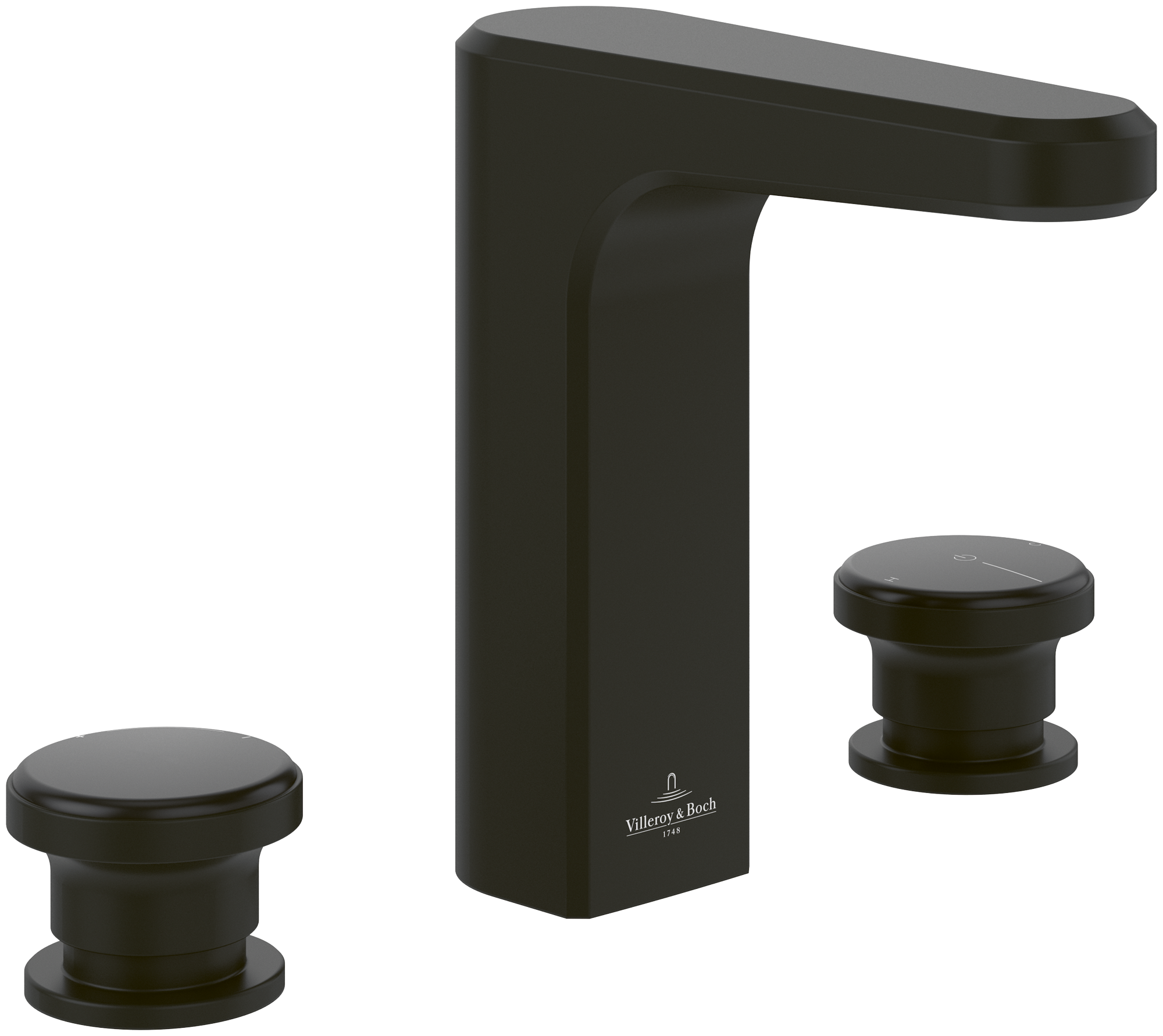 Villeroy Boch Einhebel-Waschtisch-Armatur Vea TVW117003002 Eckig Matt Black TVW117003002K5 Villeroy Boch Einhebel-Waschtisch-Armatur Vea TVW117003002 Eckig Matt Black TVW117003002K5