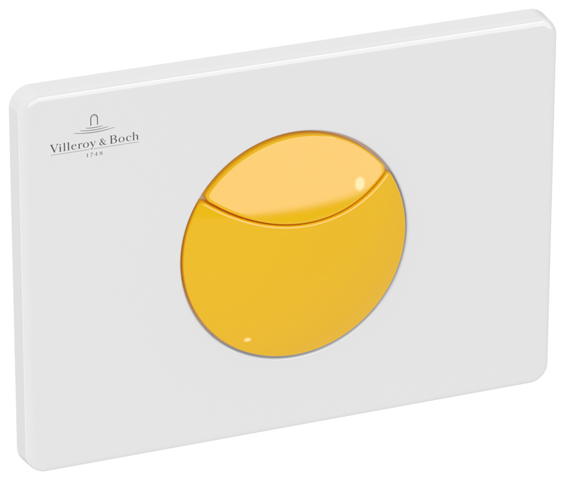 Villeroy Boch WC-Betaetigungsplatte 100S Kids ViConnect 151x249x56mm Eckig Yellow 922374P5