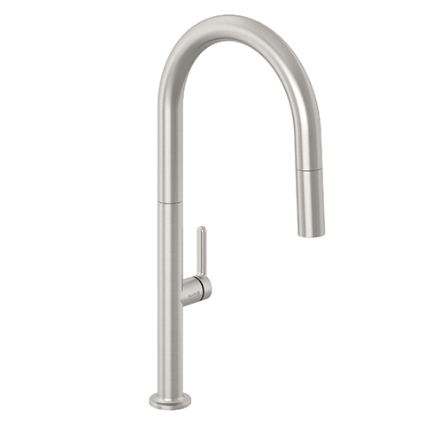 KLUDI AUREA Spueltisch-Einhandmischer herausz. Geschirrbrause Stainl.Br. Nicke 55852N575 KLUDI AUREA Spueltisch-Einhandmischer herausz. Geschirrbrause Stainl.Br. Nicke 55852N575