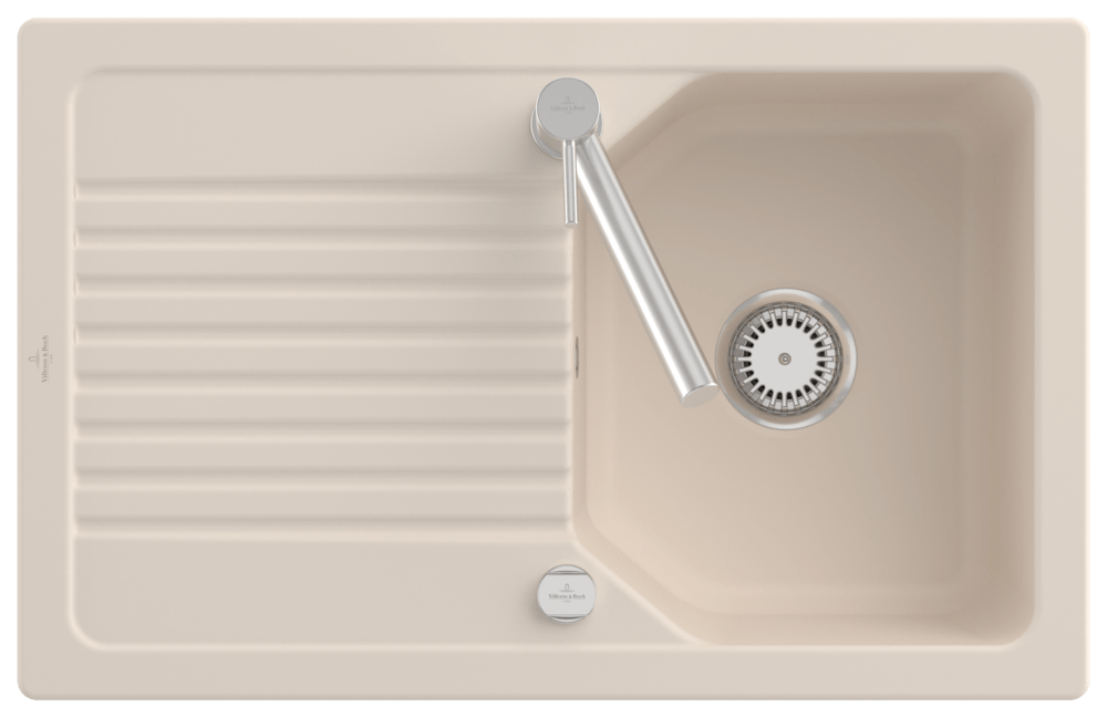 Villeroy Boch flaechenbuendige Spuele Linara 45 Flat 33842F 780x490mm re-eckig Ivory cplus 33842FFU Villeroy Boch flaechenbuendige Spuele Linara 45 Flat 33842F 780x490mm re-eckig Ivory cplus 33842FFU