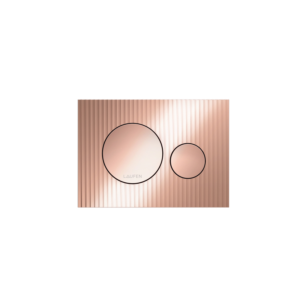 Laufen Betaet. MOONDANCE INEO 203x145x6 aus Kunsstoff, PVD Rosegold glaenzend H9001161620001
