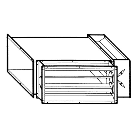 Kampmann Mischlufteinheit lang Baugroesse 9, Typ 1509022 150001509022 Kampmann Mischlufteinheit lang Baugroesse 9, Typ 1509022 150001509022