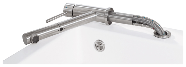 Villeroy Boch Kuechenarmatur Como Shower Window 45x250x183mm Edelstahl massiv 925800LC