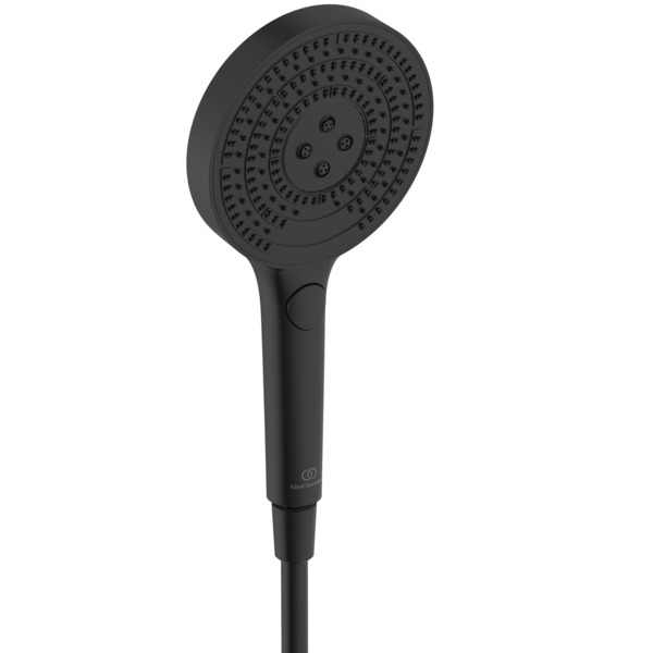 Ideal Standard 3F-Handbrause Idealrain Solos d:130mm 6l Silk Black A8896XG