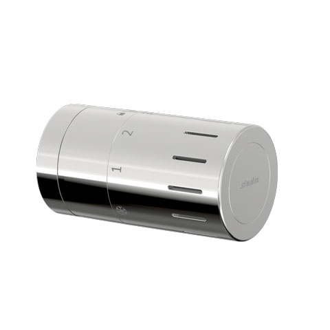 Flamco Design-Thermostatkopf TC-D1 chrom M30 x 1,5 mit Nullstellung F35321