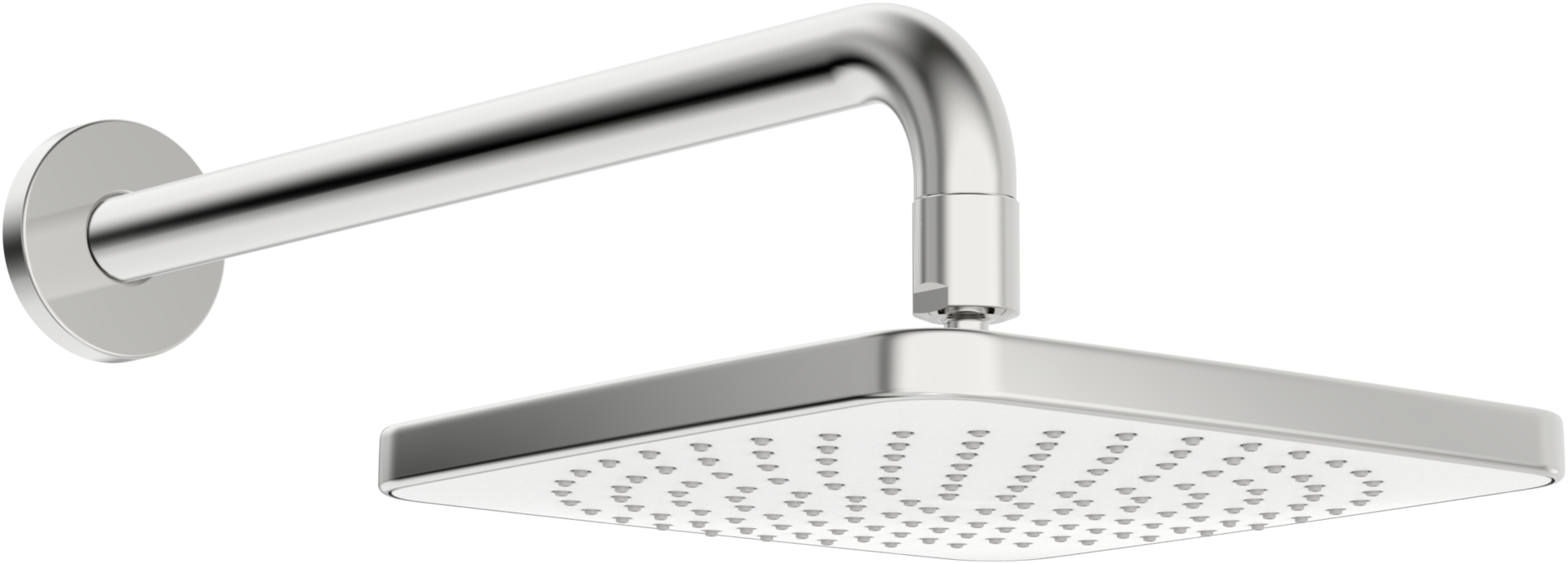 Hansa Kopfbrause HANSABASICJET Style 4436 1-strahlig 200x200 mm Ausld. 348 mm chr 44360200