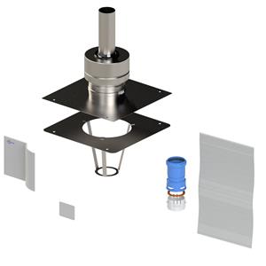 Skoberne CB-Schachtabdeckung Metall, flex, Endrohr D 80/60-58 760137