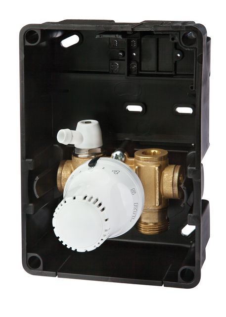 Flamco Regelbox RTL-A Standard RTL-Kopf a. G3/4a Eurok. MS, Kst. Bl. weiss F11828 Flamco Regelbox RTL-A Standard RTL-Kopf a. G3/4a Eurok. MS, Kst. Bl. weiss F11828