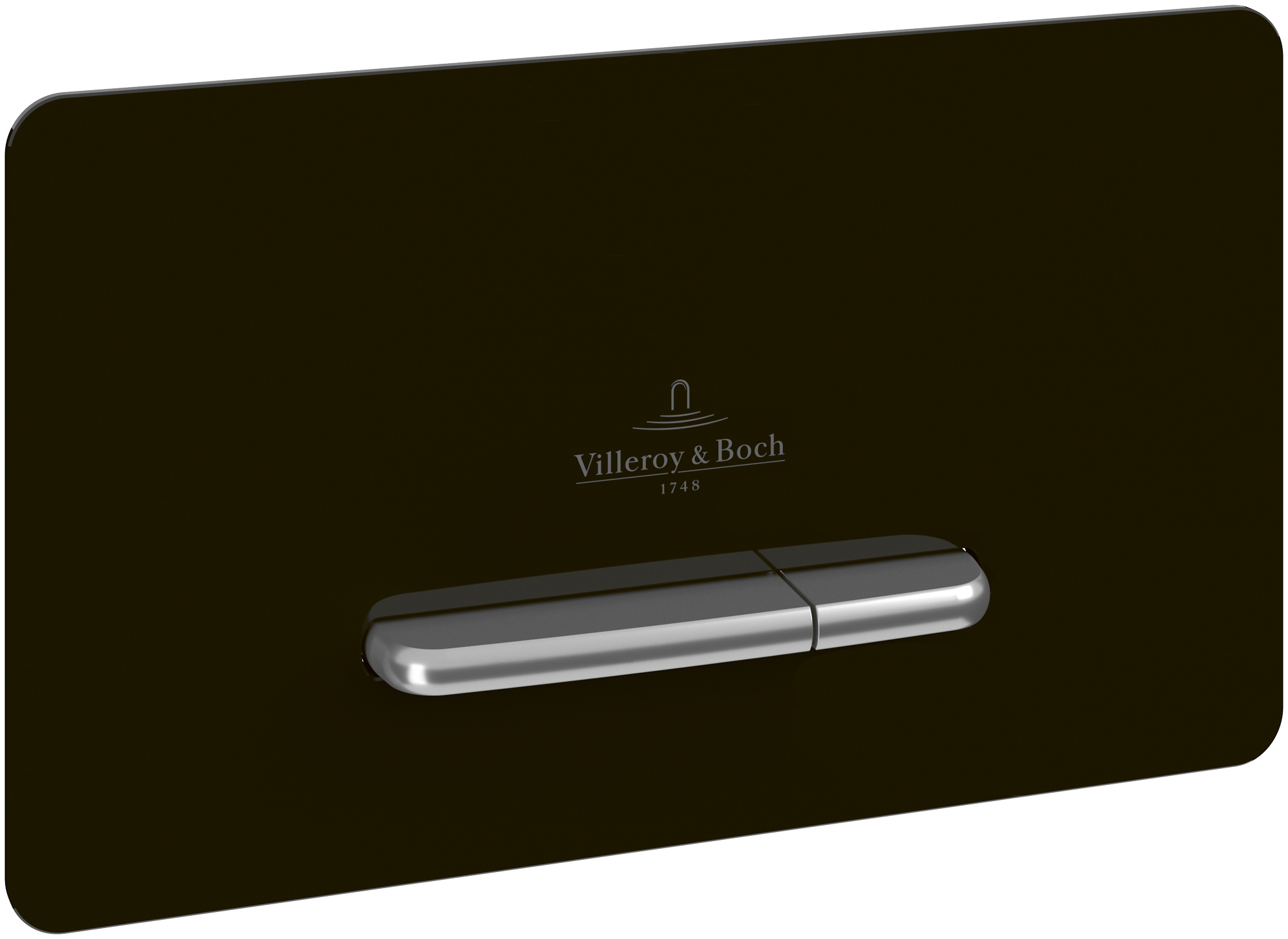 Villeroy Boch WC-Betaetigungsplatte Supreo Supreo 153x260x117mm Eckig Glass Glossy Black V99442RB Villeroy Boch WC-Betaetigungsplatte Supreo Supreo 153x260x117mm Eckig Glass Glossy Black V99442RB