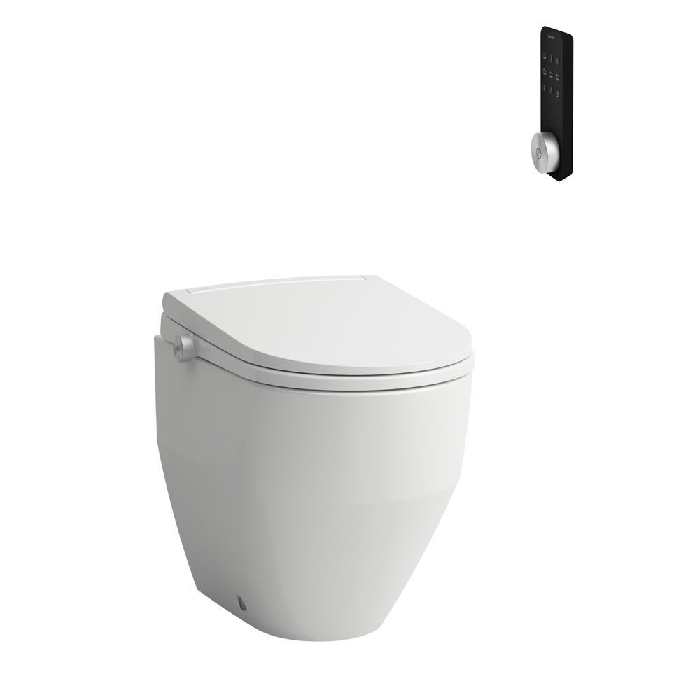 Laufen CLEANET PRO LITE Spuelrandloses Stand-WC m. Dusch-WC Aufsatz, weiss H617890000S002 Laufen CLEANET PRO LITE Spuelrandloses Stand-WC m. Dusch-WC Aufsatz, weiss H617890000S002