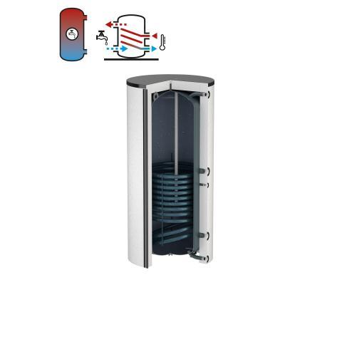 Flamco Standspeicher Flamcoextherm Duo 1000 L weiss emailliert, Vlies-Isolierung 19305