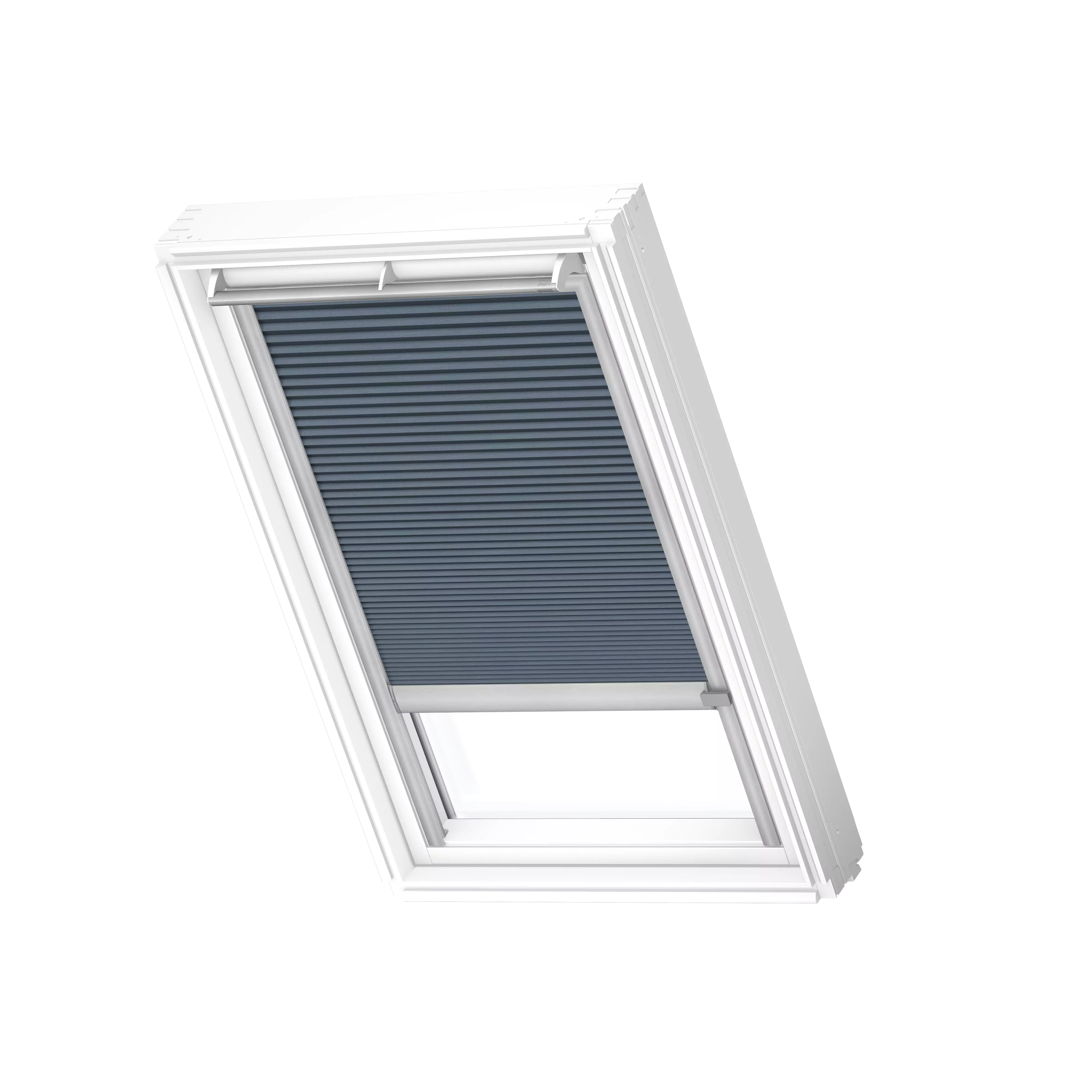 VELUX Wabenplissees elektro Schiefergrau, alu Schiene, Premium FMC MK10 1164K