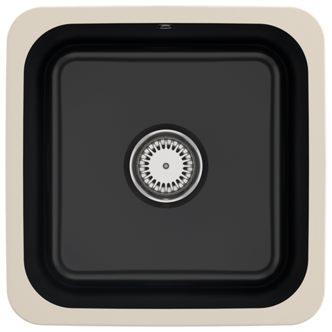 Villeroy Boch U-Bau-SP Cisterna 50 445x445mm Ablgarn. Spuelbecken mtig Keram Ebony c+ 670301S5 Villeroy Boch U-Bau-SP Cisterna 50 445x445mm Ablgarn. Spuelbecken mtig Keram Ebony c+ 670301S5