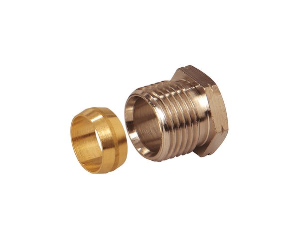 Flamco Klemmringverschraubung 3/8 IGx12mm fuer Kupfer- und Weichstahlrohr M1610351