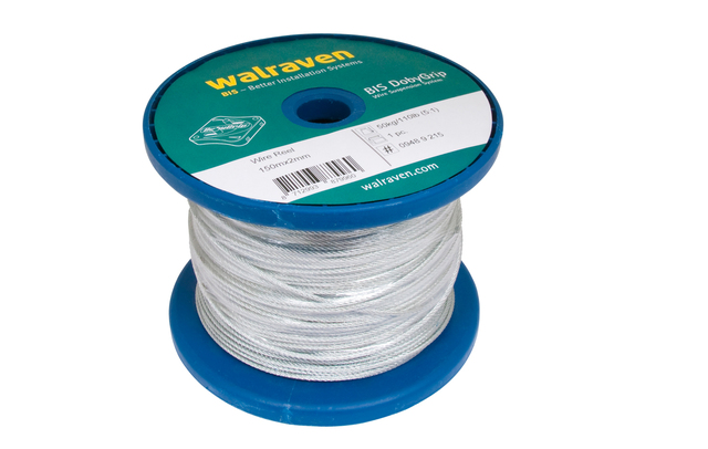 Walraven Drahtseilspule DobyGrip 1 mm elektrolytisch verzinkt - 150 m 09489115