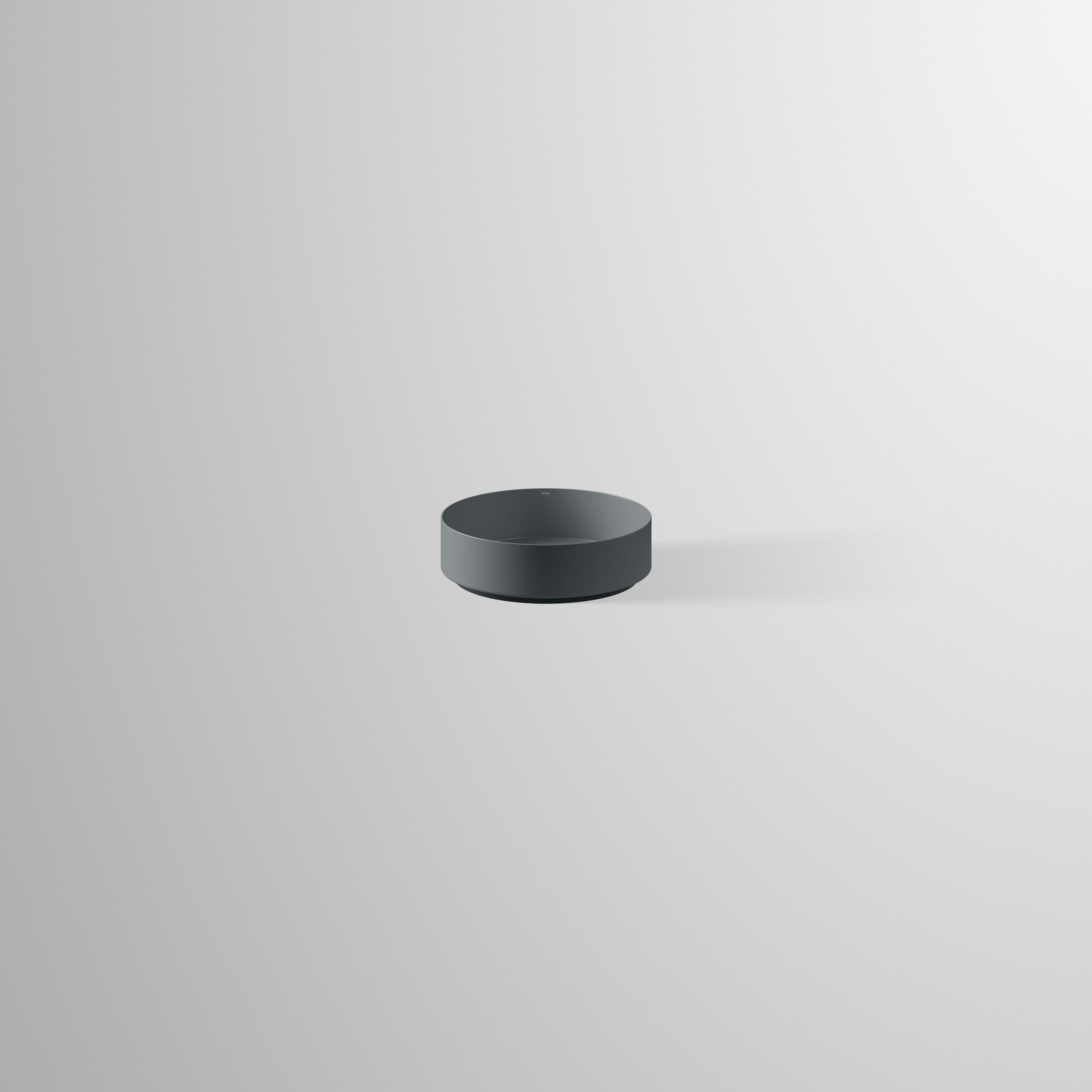 Alape Aufsatzbecken kreisfoermig 6004502 Edition Arkta Mattgrau 6004502154