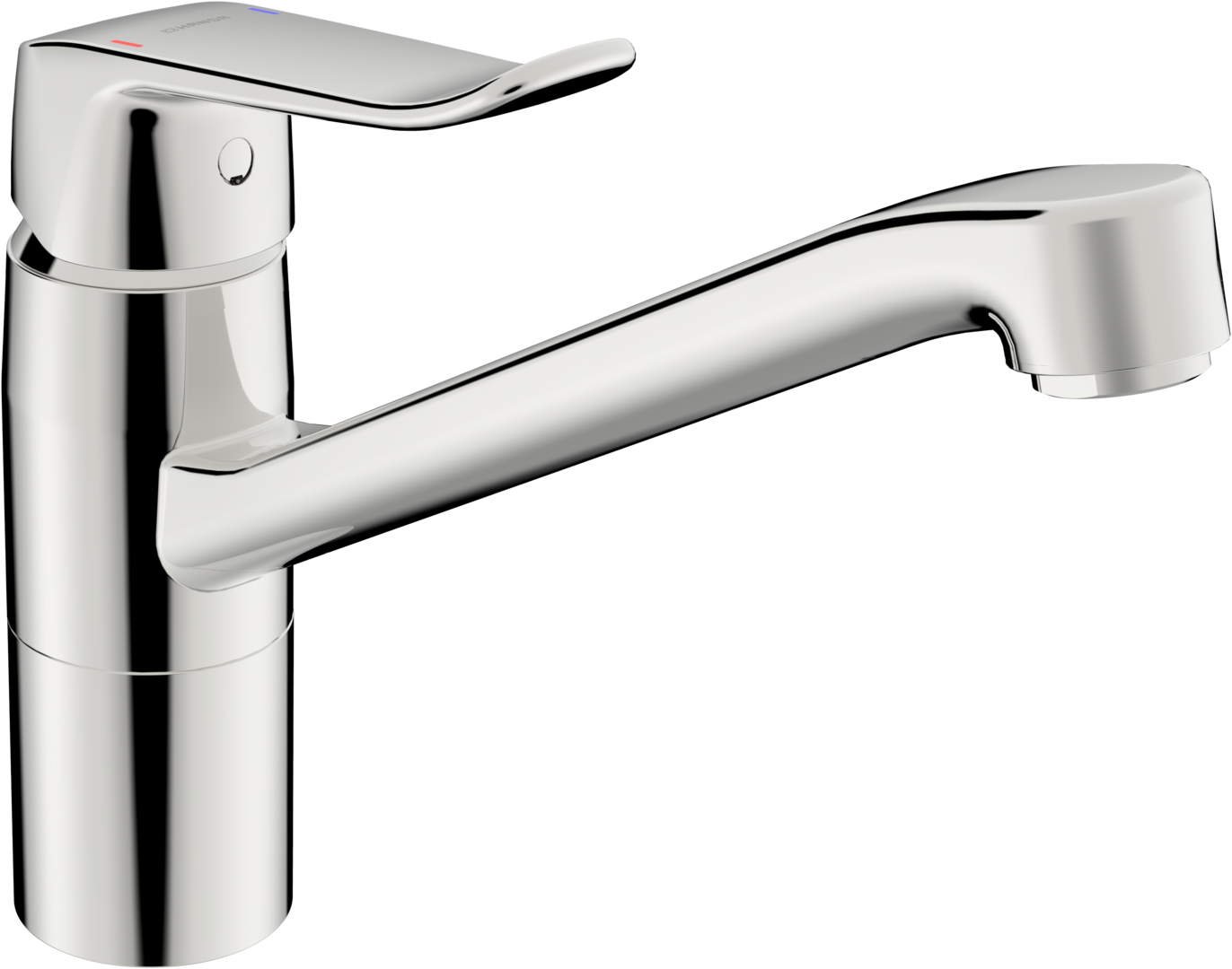 Hansa EHM Kuechenarmatur HANSACARE 4610 Bed.he. lang Ausld. 214 mm DN15 chr 46102206