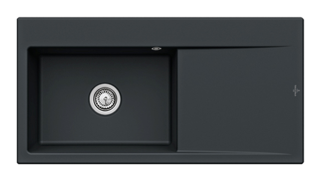 Villeroy Boch Einbauspuele SuBadewanneay Style 60 1000x510 mm Spuelbecken li aus Keramik Ebony cplus 336200S5 Villeroy Boch Einbauspuele SuBadewanneay Style 60 1000x510 mm Spuelbecken li aus Keramik Ebony cplus 336200S5