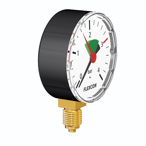 Flamco Manometer radial d: 63 mm 1/4" 3 bar 27205