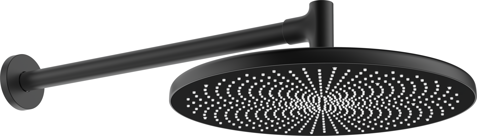 Hansa Kopfbrause HANSAAURELIA 4726 1-strahlig d 300 mm Matt-Schwarz 4726030033