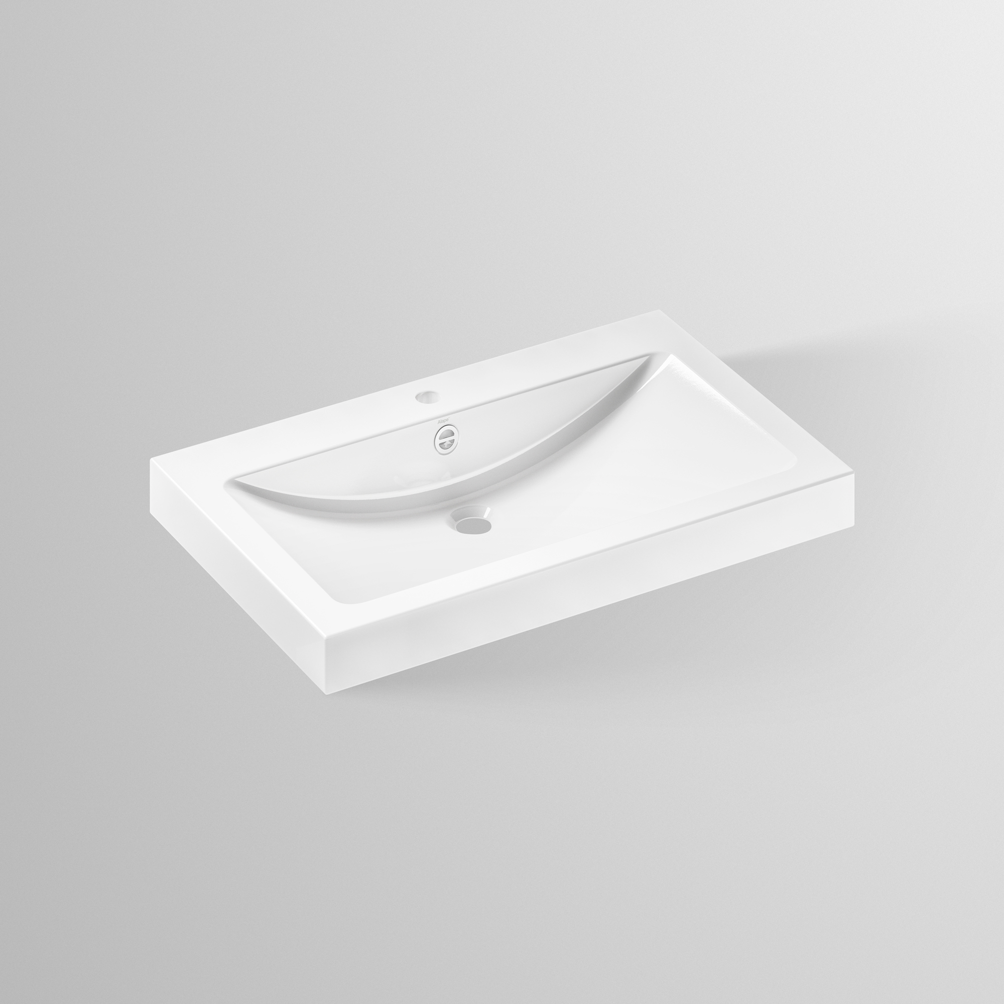 Alape Aufsatzbecken R800H 3206200 Weiss 3206200000 Alape Aufsatzbecken R800H 3206200 Weiss 3206200000