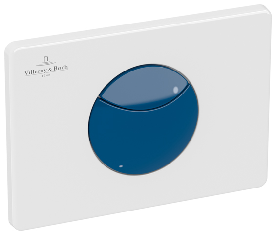 Villeroy Boch WC-Betaetigungsplatte 100S Kids ViConnect 151x249x56mm Eckig Ocean Blue 9223749A Villeroy Boch WC-Betaetigungsplatte 100S Kids ViConnect 151x249x56mm Eckig Ocean Blue 9223749A