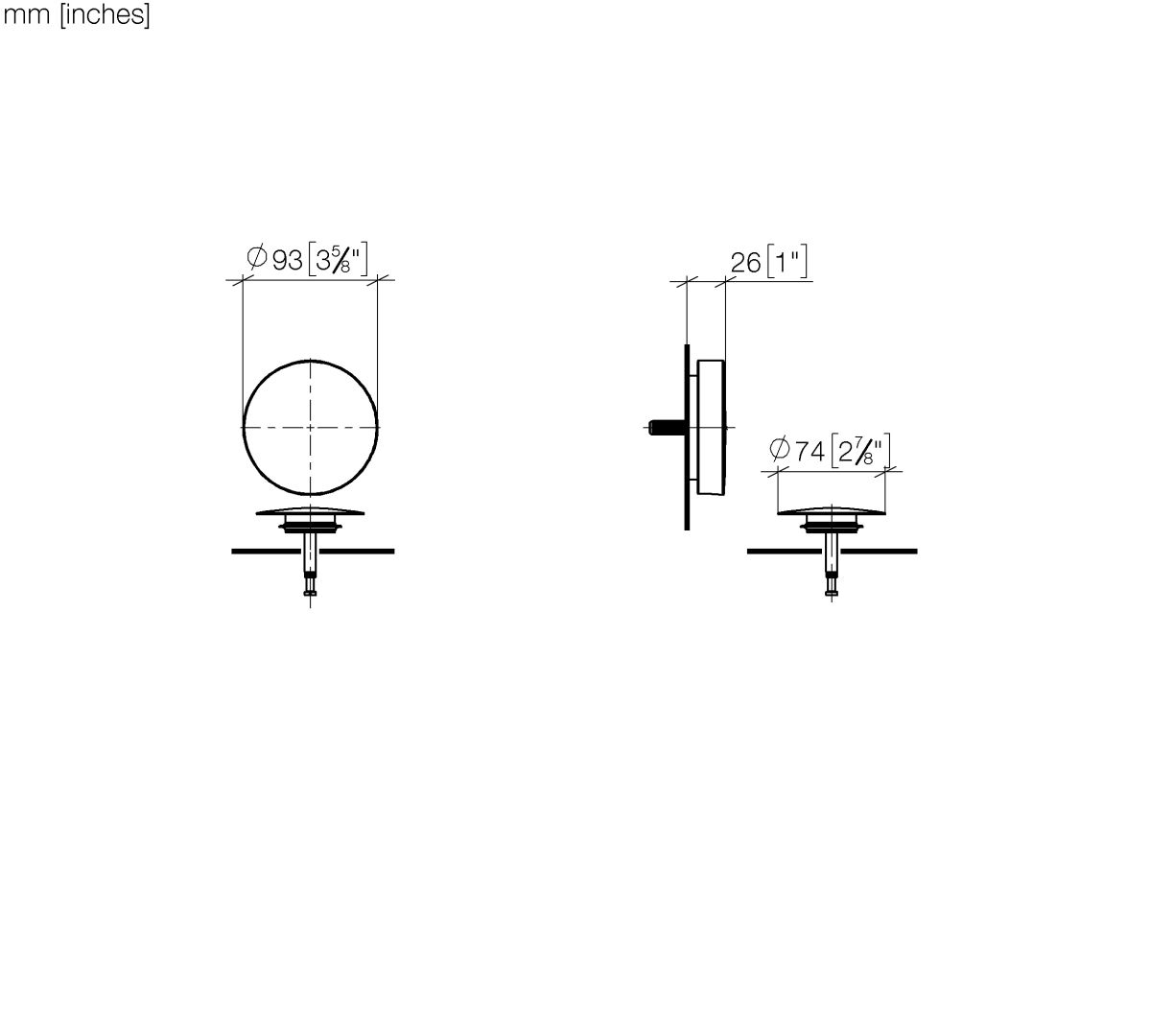 Dornbracht Ab- und ueberlaufgarnitur SERIENNEUTRAL 36243970 Bronze gebuerstet 36243970-42 Dornbracht Ab- und ueberlaufgarnitur SERIENNEUTRAL 36243970 Bronze gebuerstet 36243970-42