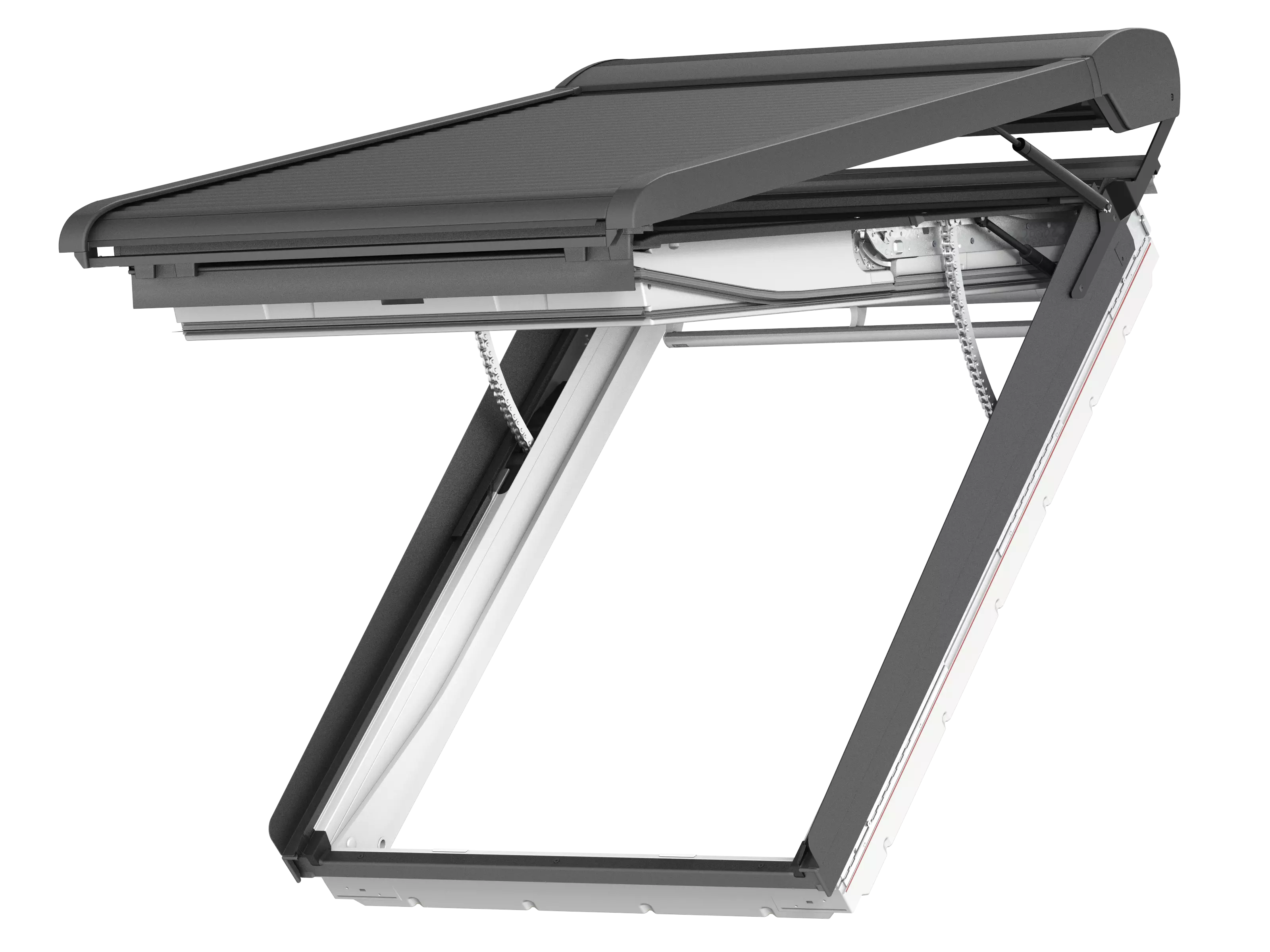 VELUX Elektro-Rollladen Aluminium Dunkelgrau SMH FK06 0000S