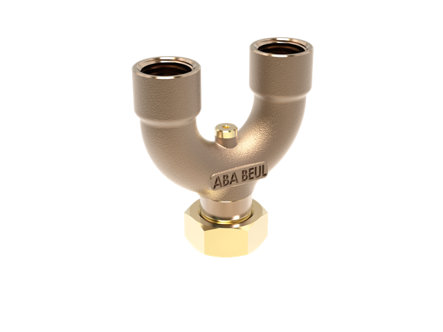 ABA Doppelanschlussstueck ABA-flow 71235.104.2