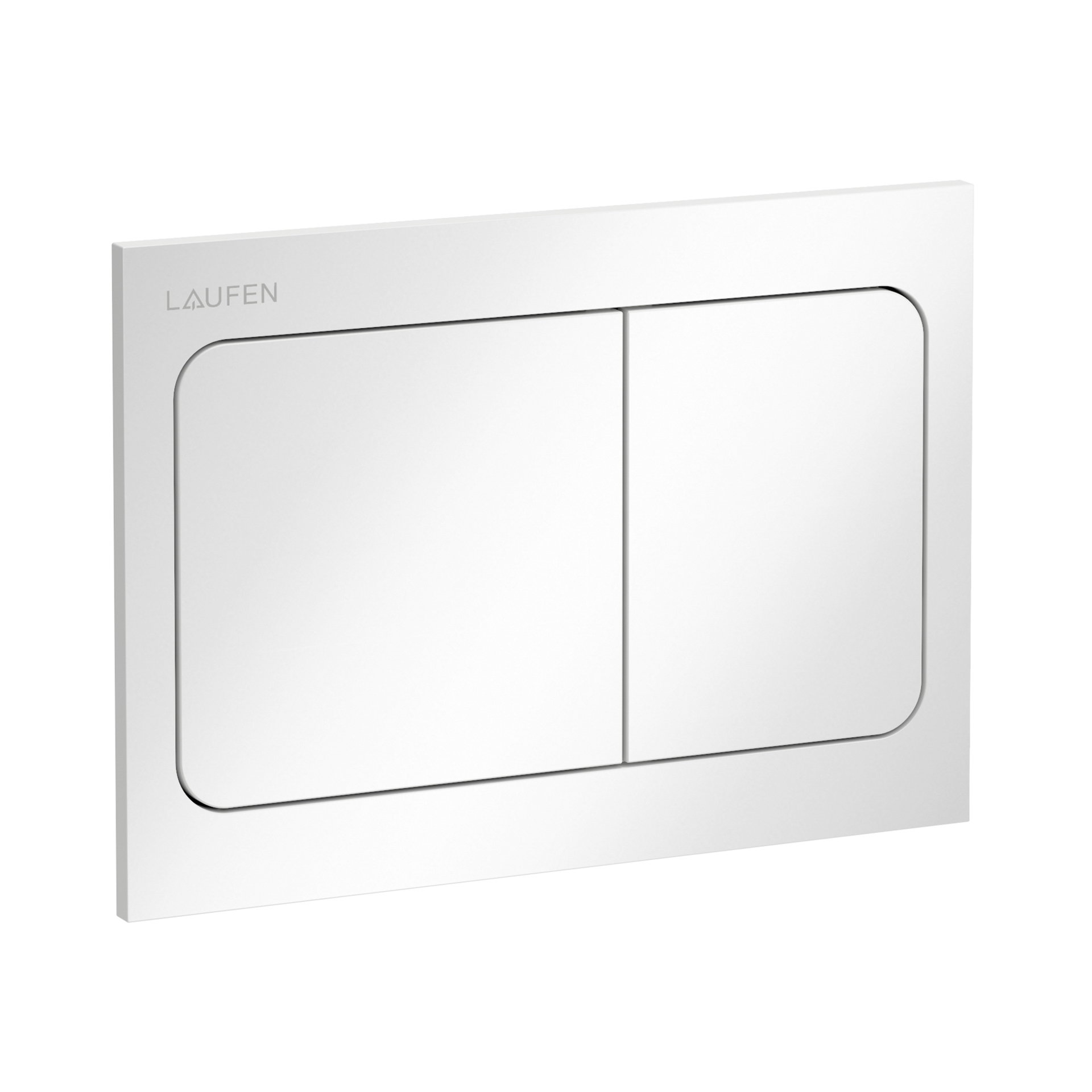 Laufen Betaetigungsplatte AIR INEO mit Zweimengenbetaetigung weiss H9001130000001