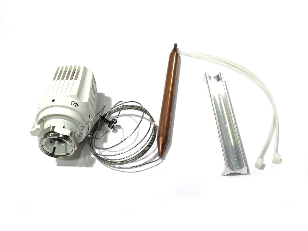 WINDHAGER THERMOSTATK.ANLEGEFueH. Thermostatkopf 20-50?C, Anlegefuehler 012077