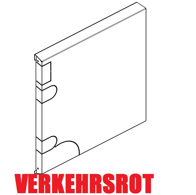WINDHAGER De. NHF verkehrsrot 10/15 BW2 Deckel NHF BW2/BWL/BWA 10/15 050940