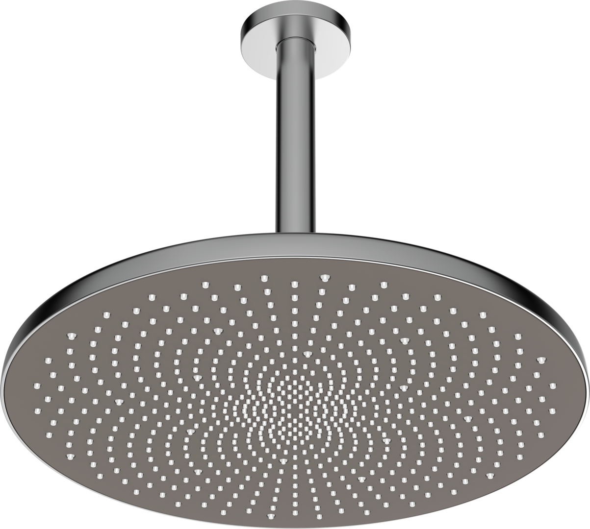 Hansa Kopfbrause HANSAAURELIA 4727 1-strahlig d 300 mm Stahl gebuerstet 4727030080