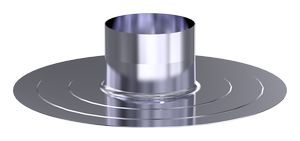 Skoberne CB-Flachdachkragen D 160, D 170 250 mm lg, Alu. 762140