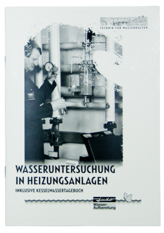 JUDO Kesselwassertagebuch zur Erfassung der gemessenen Werte. 8690063