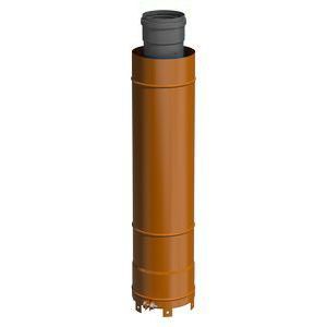 Skoberne CB-Verlaengerung Durchfuehrung Dach D 110/150, 500 mm rot 762147