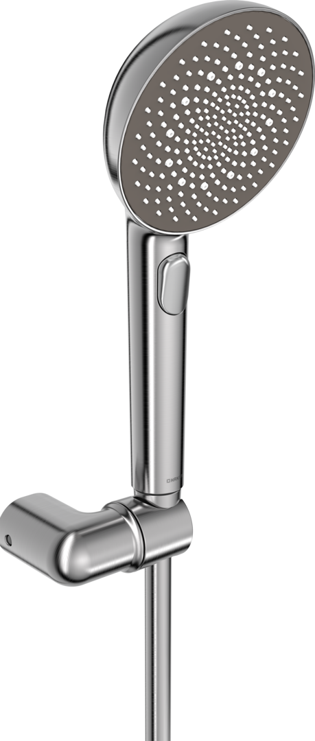 Hansa Handbrausegarnitur HANSAAURELIA 4717 3-strahlig Stahl gebuerstet 4717012080